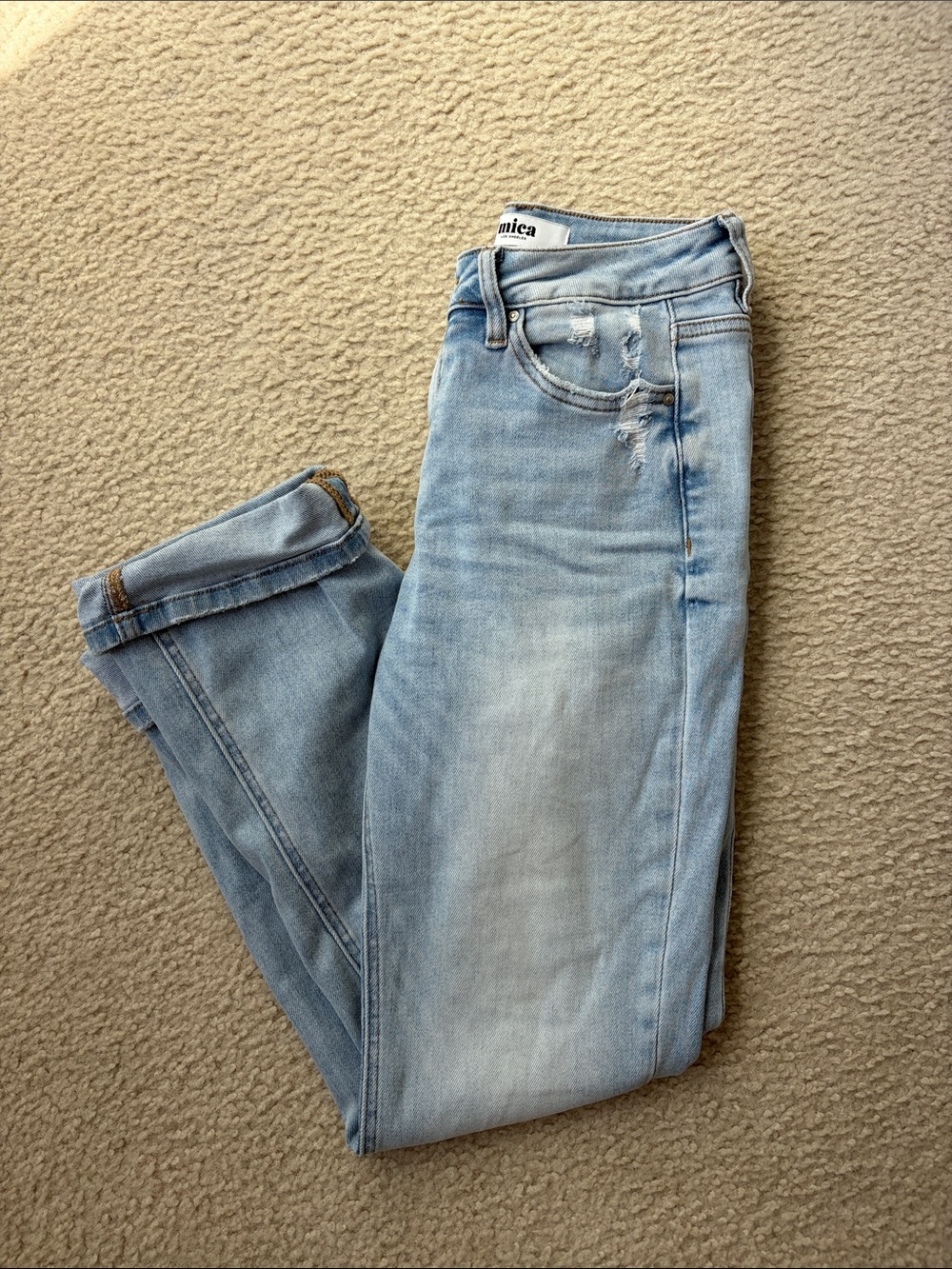 Light Wash Skinny Jeans